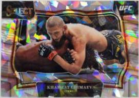 Khamzat Chimaev 2023 Panini Select UFC Mezzanine #364 Cracked Ice