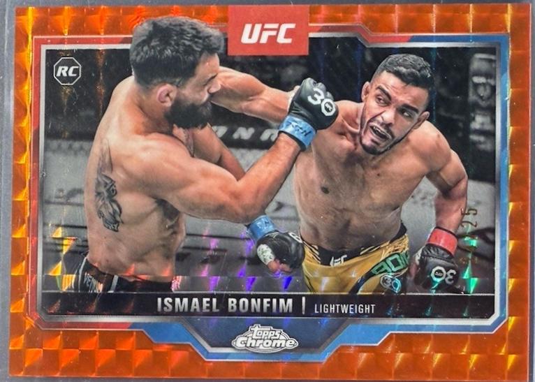 Ismael Bonfim 2025 Topps Chrome UFC Base #13 Orange Refractor