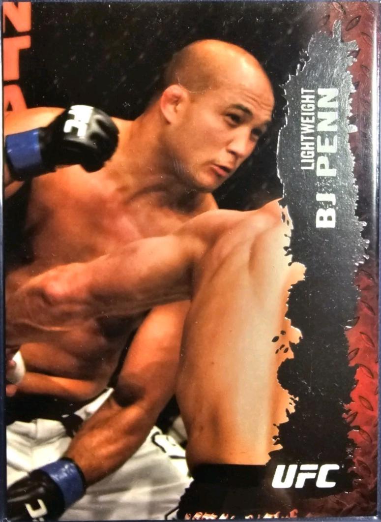 BJ Penn 2009 Topps UFC Round 2 Base #47 Silver