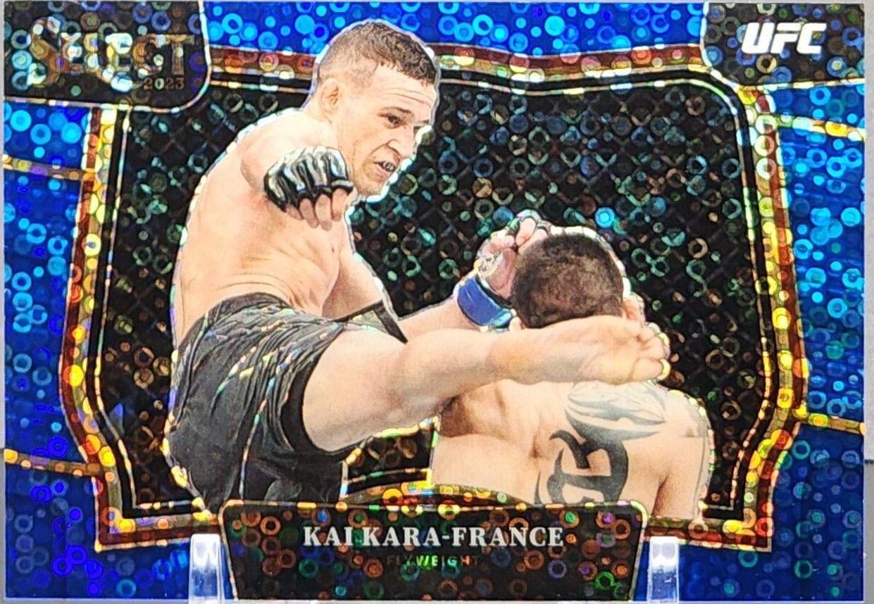 Kai Kara-France 2023 Panini Select UFC Octagonside #281 Blue Disco