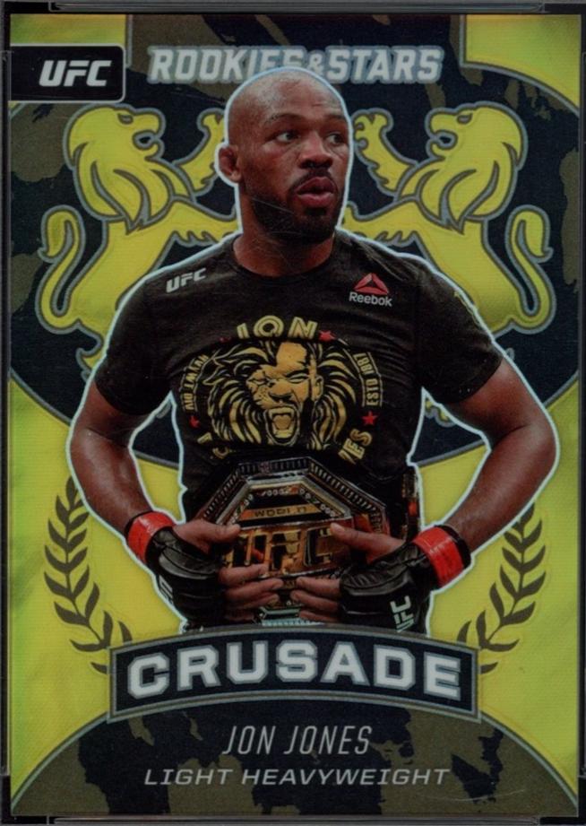 Jon Jones 2021 Panini Chronicles UFC Base Crusade #229 Gold