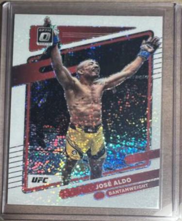 José Aldo 2022 Panini Donruss Optic UFC Base #94 White Sparkle