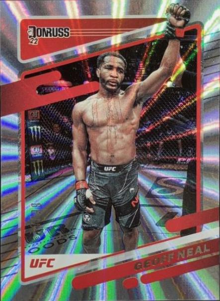 Geoff Neal 2022 Panini Donruss UFC Base #118 Laser