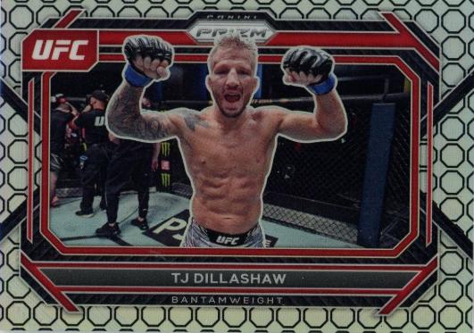 TJ Dillashaw 2023 Panini Prizm UFC Base #3 Octagon
