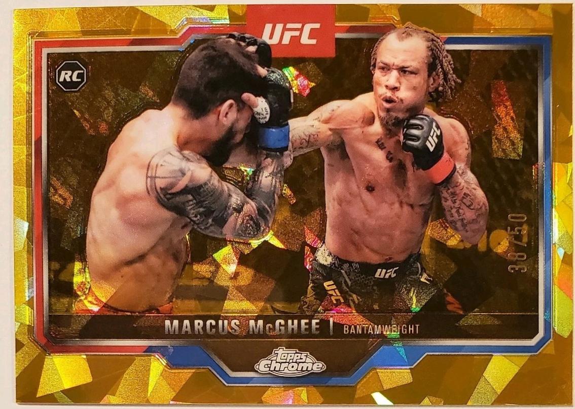 Marcus McGhee 2025 Topps Chrome Sapphire UFC Base Sapphire #121 Purple Sapphire