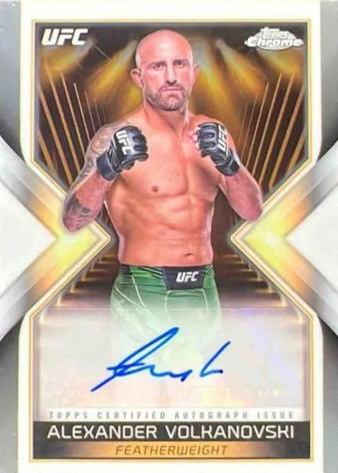 Alexander Volkanovski 2024 Topps Chrome UFC Main Event Autographs #MEA-AVO Superfractor