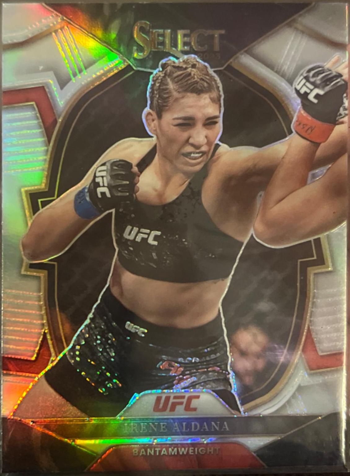 Irene Aldana 2023 Panini Select UFC Concourse #84 Silver