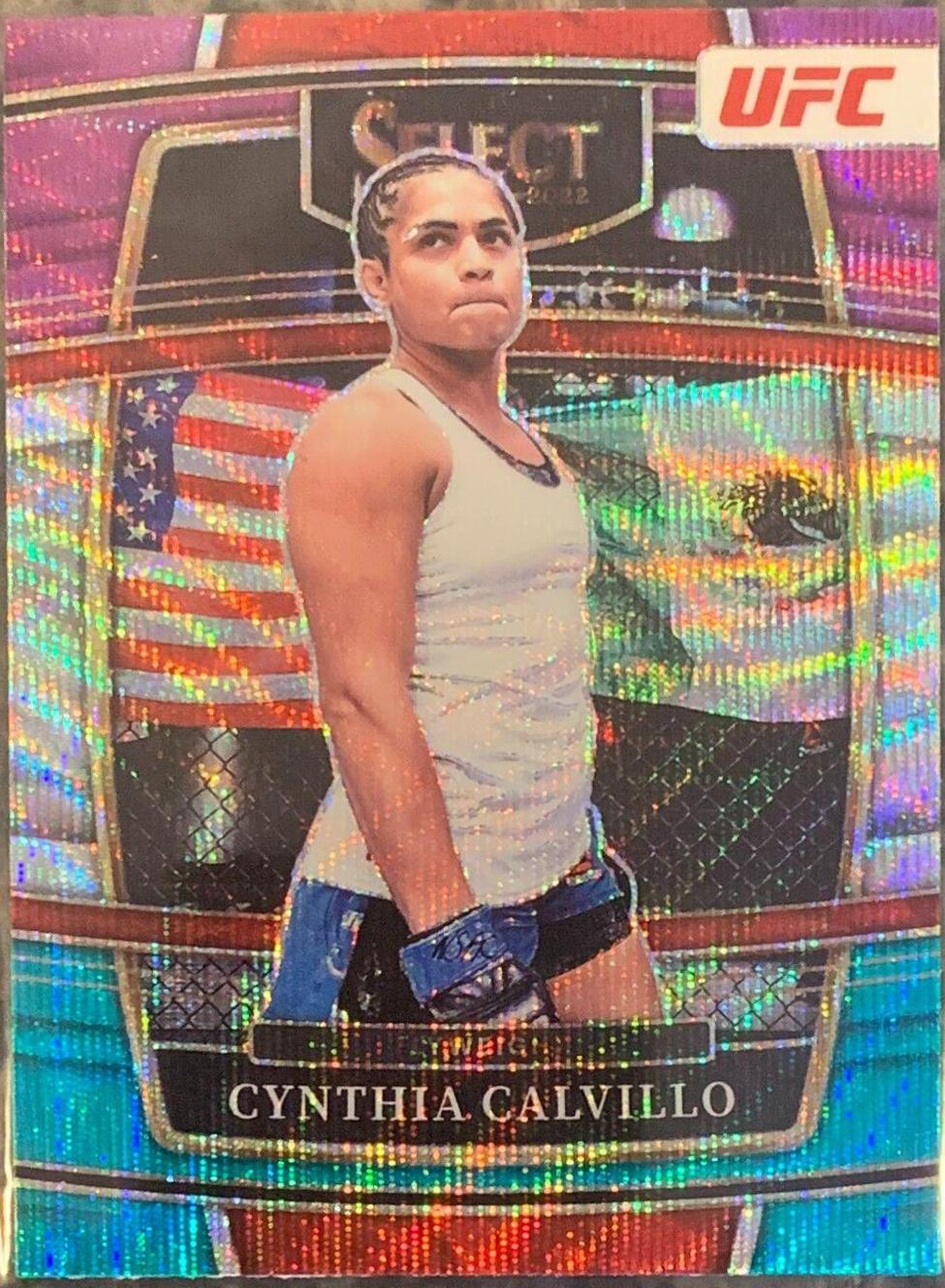 Cynthia Calvillo 2022 Panini Select UFC Concourse #70 Tri Color