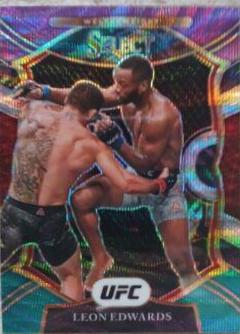 Leon Edwards 2021 Panini Select UFC Concourse #67 Tri Color