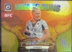 Erin Blanchfield 2023 Panini Donruss Optic UFC Rising Suns #9 Gold