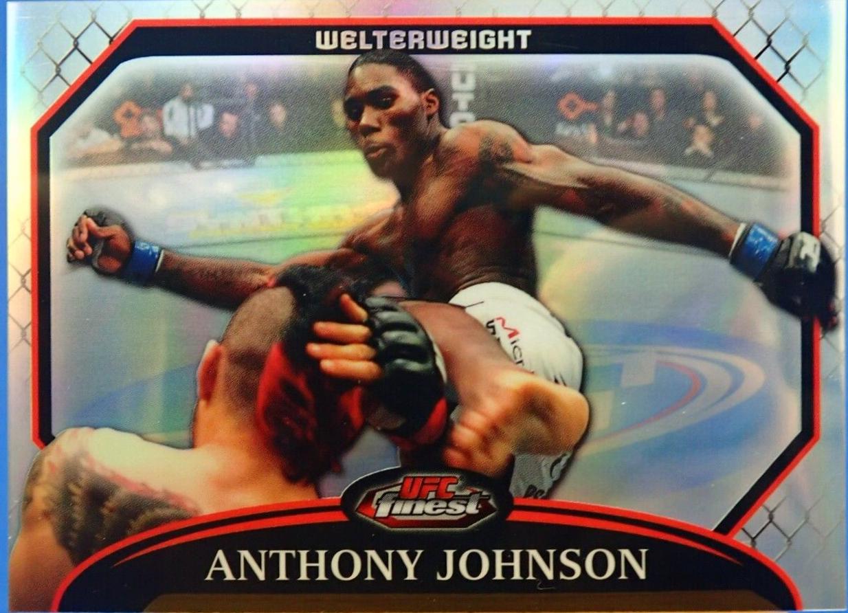 Anthony Johnson 2011 Topps Finest UFC Base #6 Refractor