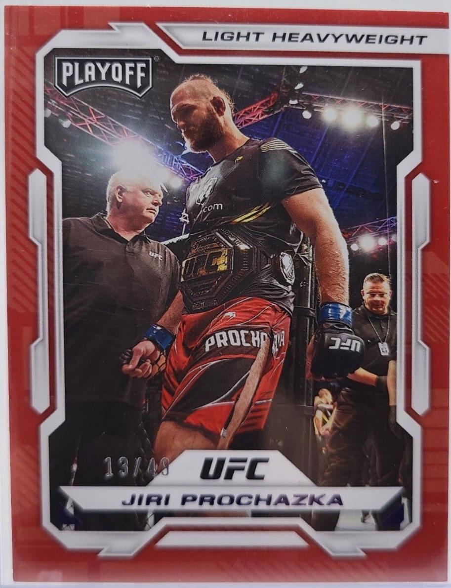 Jiri Prochazka 2023 Panini Chronicles UFC Base Playoff #169 Purple