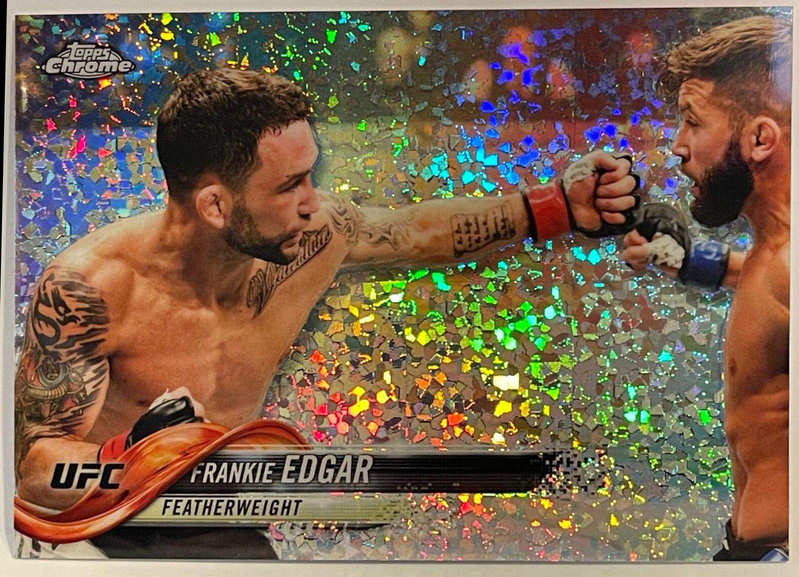Frankie Edgar 2018 Topps Chrome UFC Base #70 Diamond Hot Box