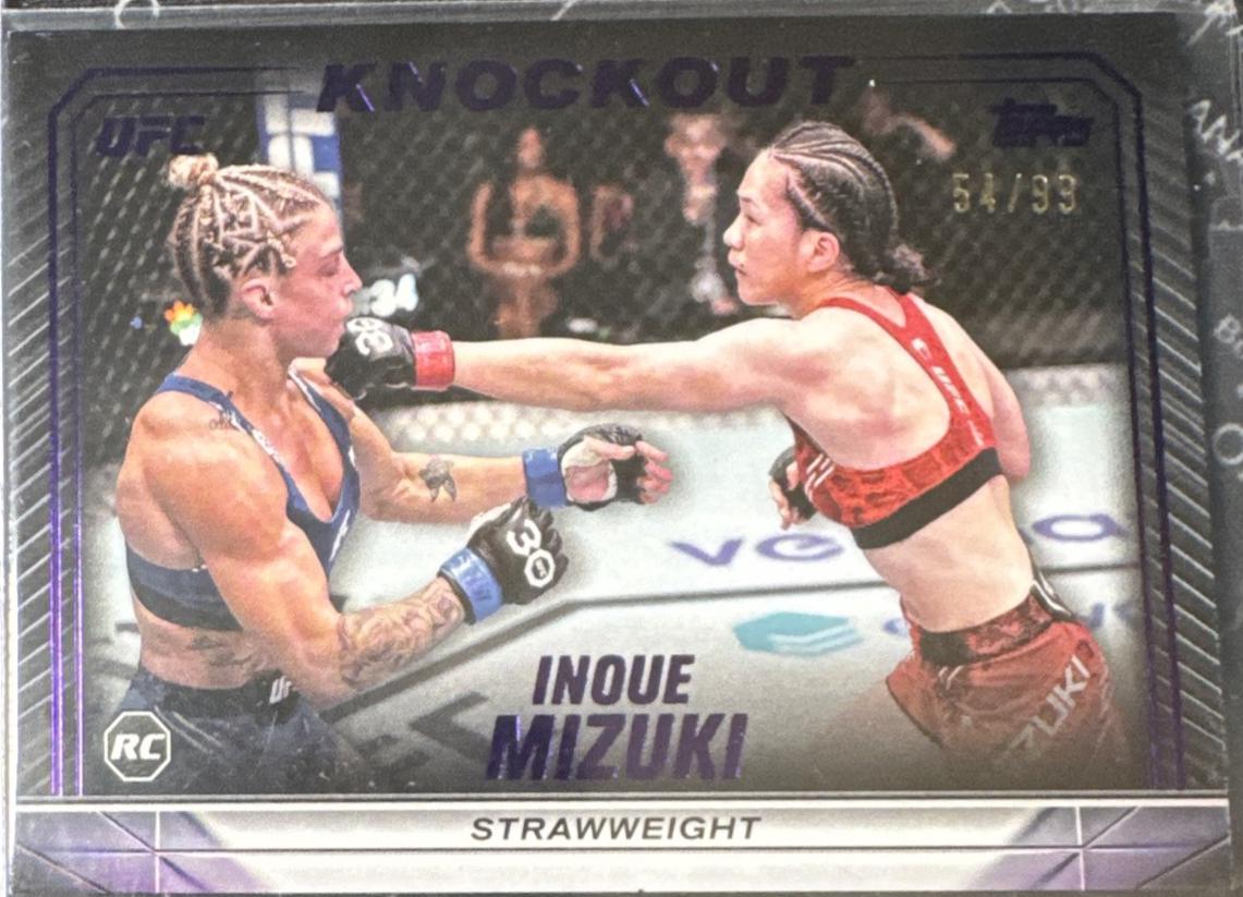 Inoue Mizuki 2024 Topps Knockout UFC Base #92 Purple