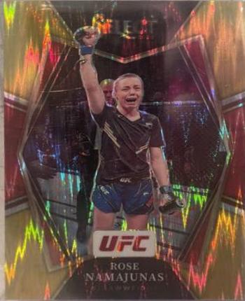 Rose Namajunas 2022 Panini Select UFC Premier Level #173 Gold