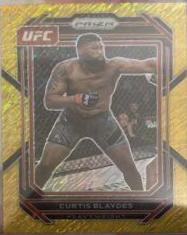 Curtis Blaydes 2023 Panini Prizm UFC Base #135 Gold Shimmer