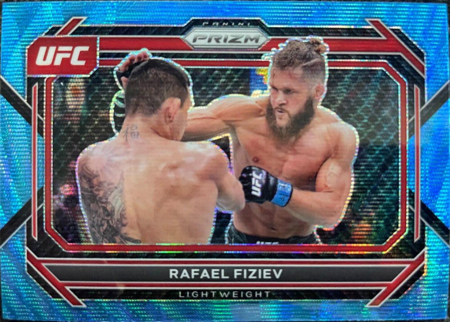 Rafael Fiziev 2023 Panini Prizm UFC Base #1 Blue Wave