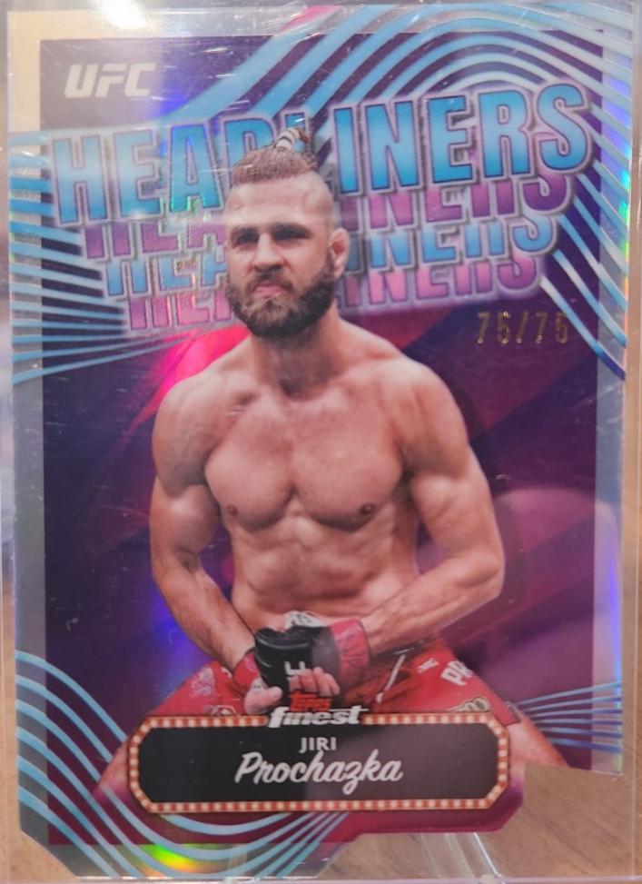 Jiri Prochazka 2024 Topps Finest UFC Headliners #HDL-9 Die-Cut Refractor