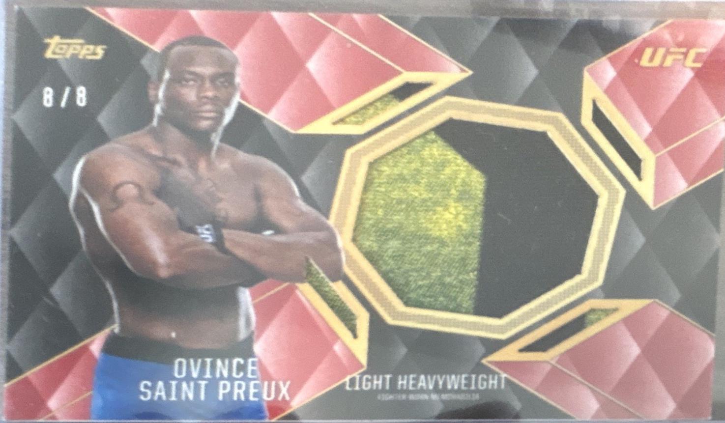 Ovince Saint Preux 2016 Topps UFC Top of the Class Top of the Class Relics #TCR-OS Red