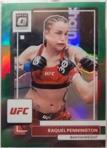 Raquel Pennington 2023 Panini Donruss Optic UFC Base #20 Green