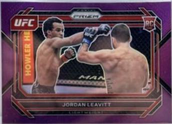 Jordan Leavitt 2023 Panini Prizm UFC Base #84 Purple