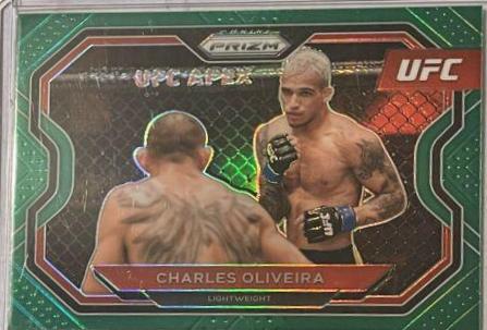 Charles Oliveira 2021 Panini Prizm UFC Base #174 Green