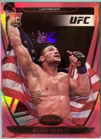 Michael Chandler 2021 Panini Chronicles UFC Base Certified #124 Pink