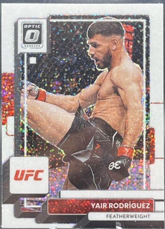 Yair Rodríguez 2023 Panini Donruss Optic UFC Base #11 White Sparkle