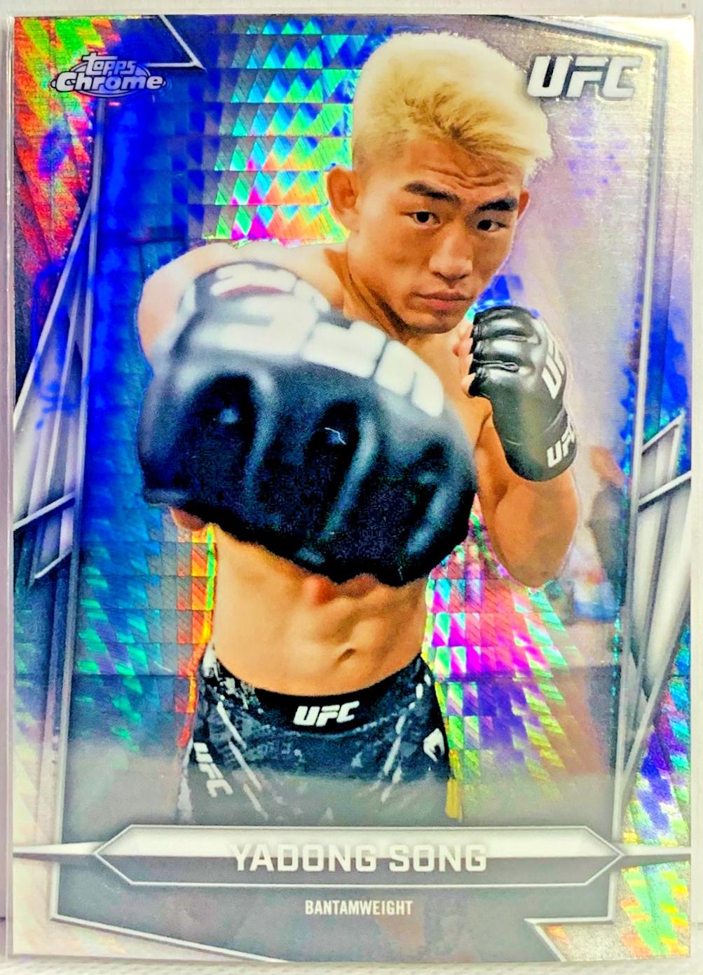 Song Yadong 2026 Topps Chrome UFC Base #45 Refractor