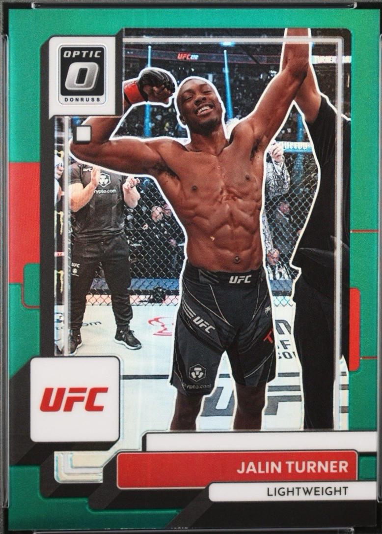 Jalin Turner 2023 Panini Donruss Optic UFC Base #54 Green