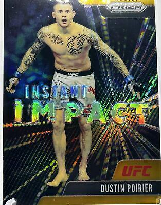 Dustin Poirier 2021 Panini Prizm UFC Instant Impact #12 Gold