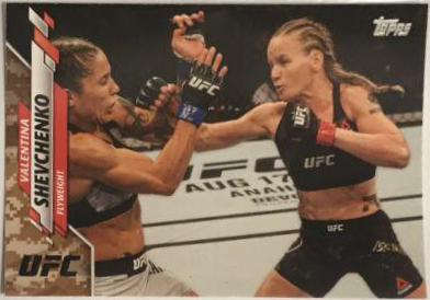 Valentina Shevchenko 2020 Topps UFC Base #14 Camo