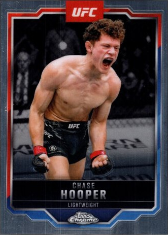 Chase Hooper 2025 Topps Chrome UFC Base #17 Black RayWave