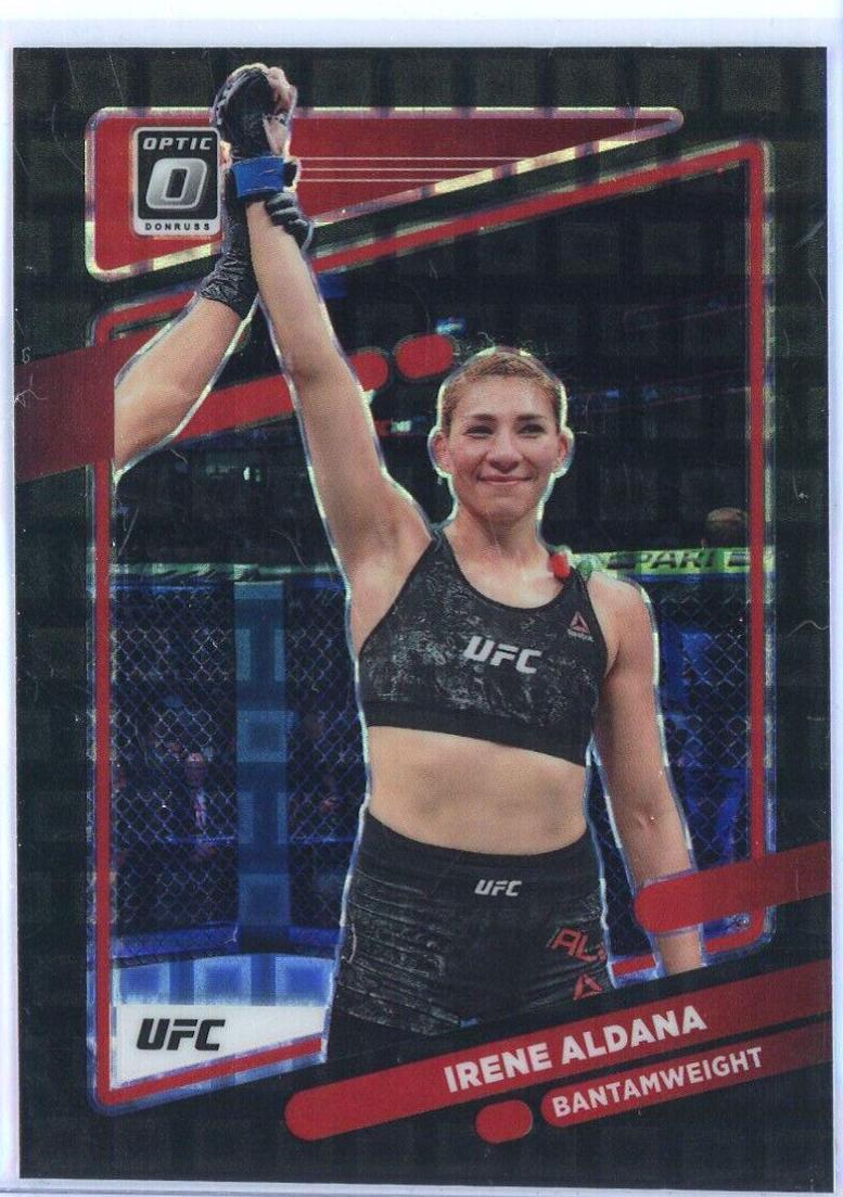 Irene Aldana 2022 Panini Donruss Optic UFC Base #35 Black Pandora