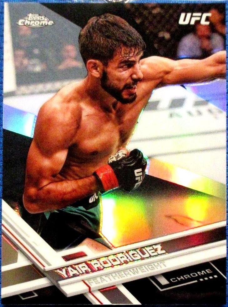 Yair Rodríguez 2017 Topps Chrome UFC Base #91 Black
