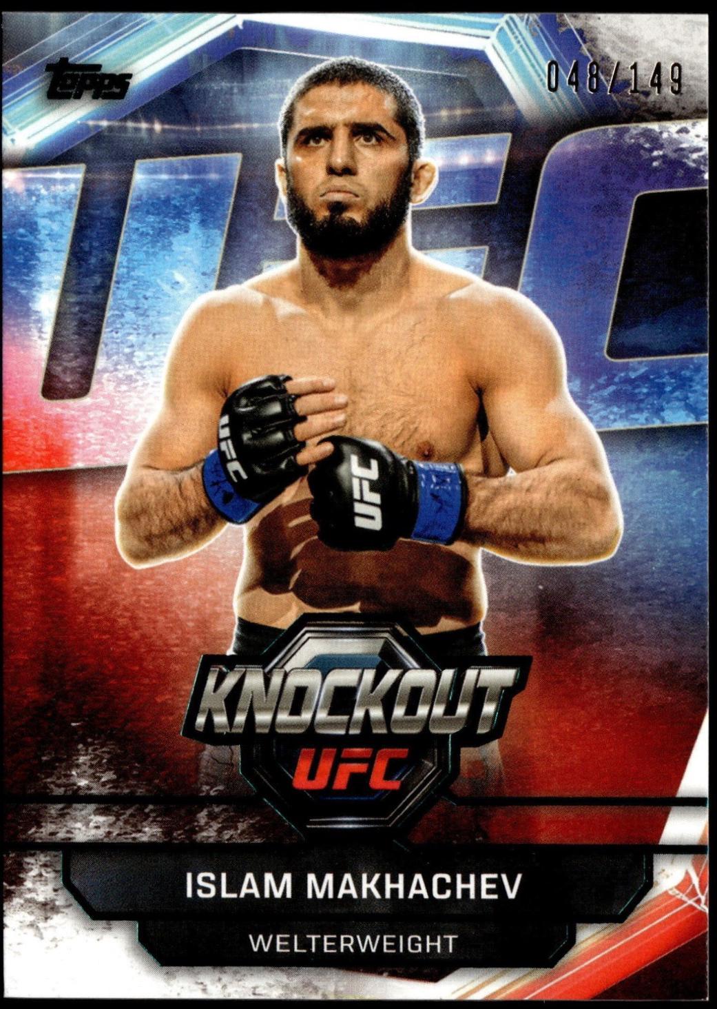 Islam Makhachev 2026 Topps Knockout UFC Base #20 Teal