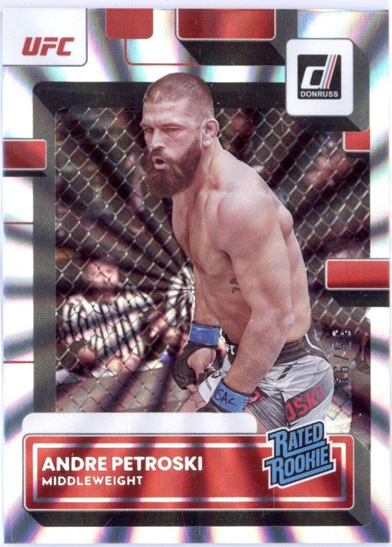 Andre Petroski 2023 Panini Donruss UFC Base #201 Laser