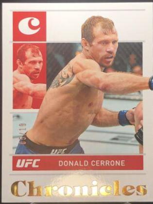 Donald Cerrone 2022 Panini Chronicles UFC Base Chronicles #19 Gold