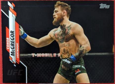 Conor McGregor 2020 Topps UFC Base #34 Black