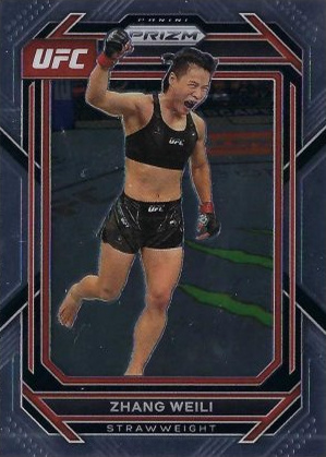 Zhang Weili 2023 Panini Prizm UFC Base #198 Black