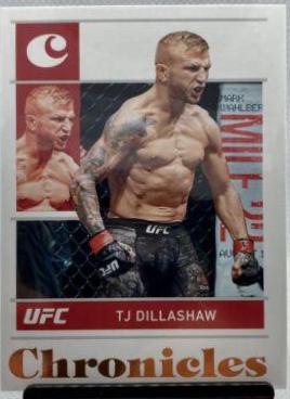 TJ Dillashaw 2022 Panini Chronicles UFC Base Chronicles #22 Bronze