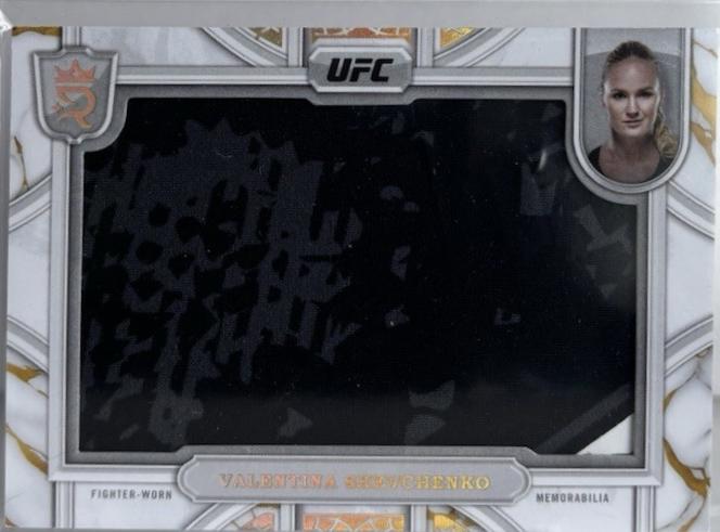 Valentina Shevchenko 2024 Topps Royalty UFC Relic Jewels #RCJ-21 Gold
