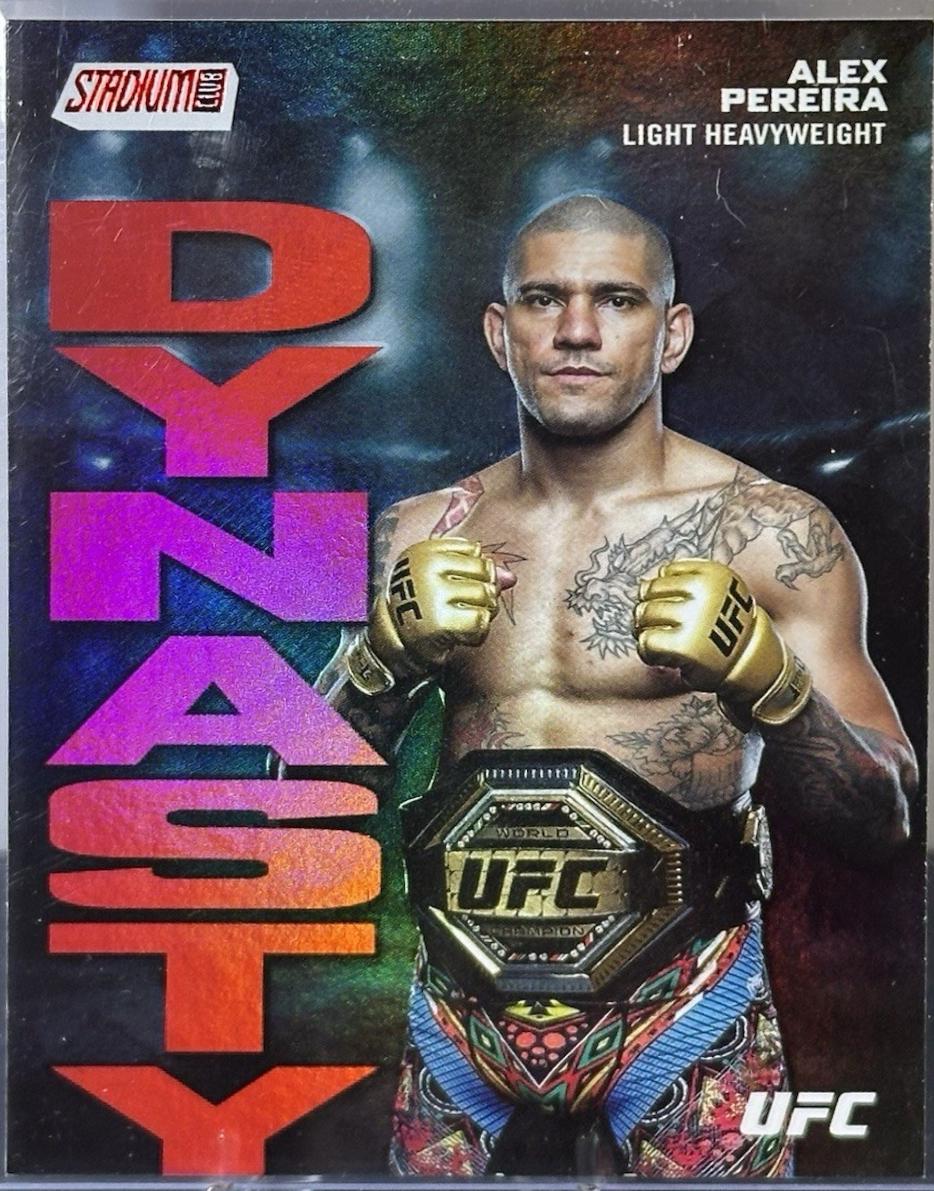 Alex Pereira 2025 Topps Stadium Club UFC Dynasty and Destiny #DD-19 Red