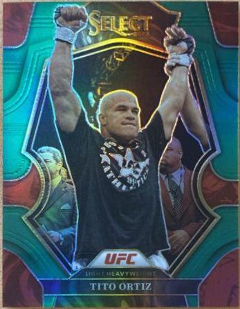 Tito Ortiz 2023 Panini Select UFC Premier Level #165 Green