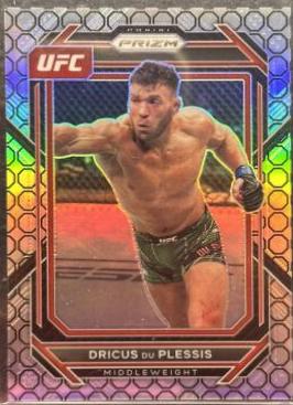 Dricus Du Plessis 2023 Panini Prizm UFC Base #195 Octagon