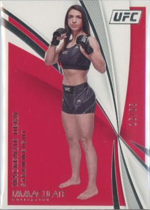 Mackenzie Dern 2021 Panini Immaculate UFC Base #22 Gold