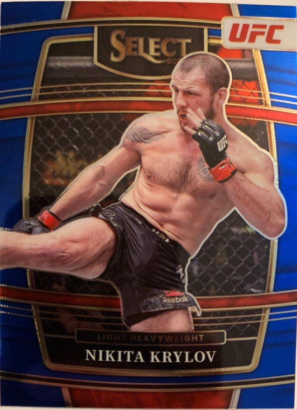 Nikita Krylov 2022 Panini Select UFC Concourse #58 Blue Prizm