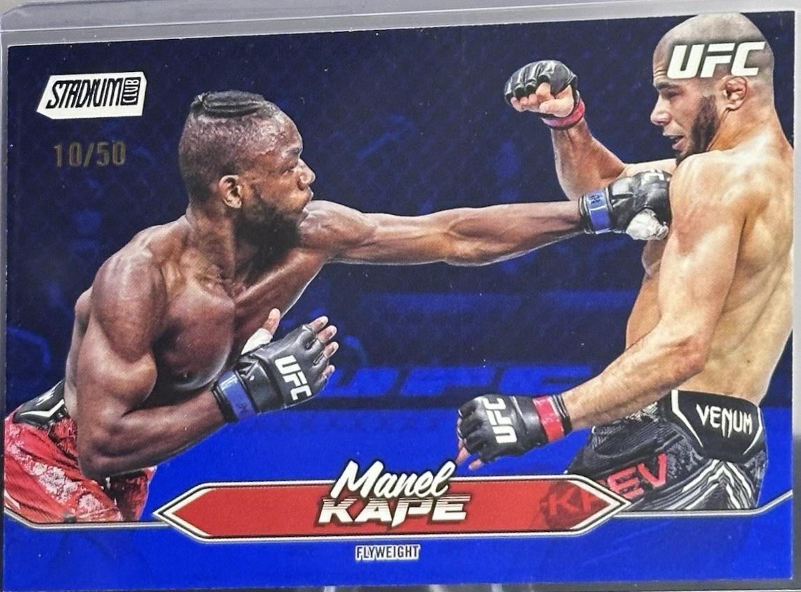 Manel Kape 2025 Topps Stadium Club UFC Base #18 Blue