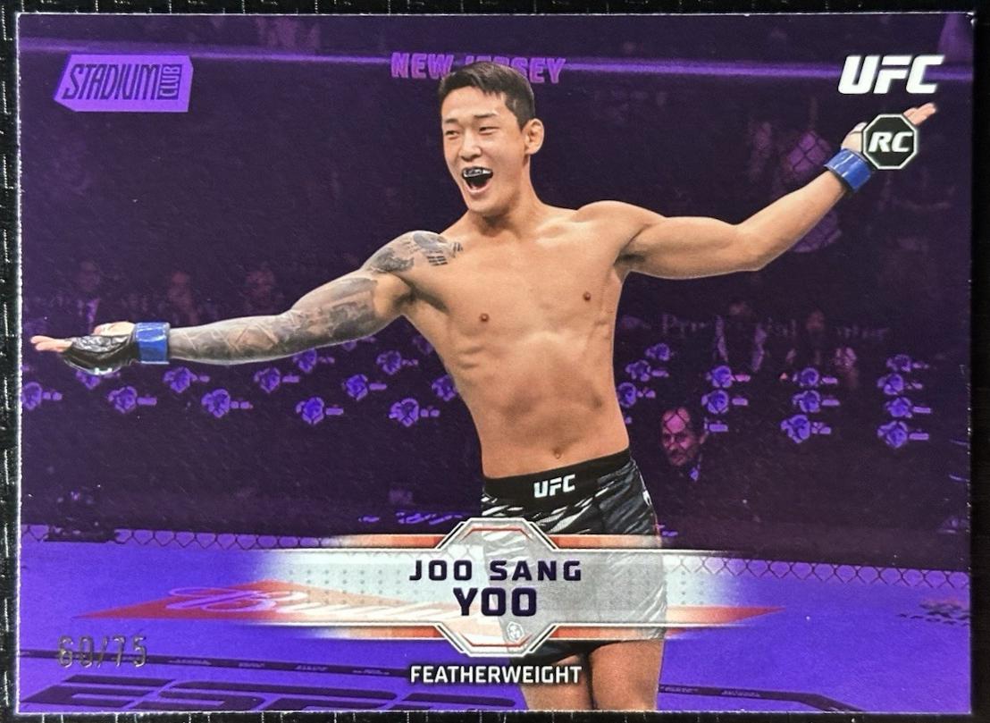 Joo Sang Yoo 2026 Topps Stadium Club UFC Base #193 Purple