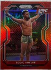 Sodiq Yusuff 2021 Panini Prizm UFC Base #71 Red
